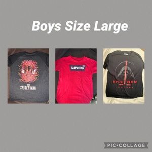 EUC Bundle of Boy Shirts Size Large